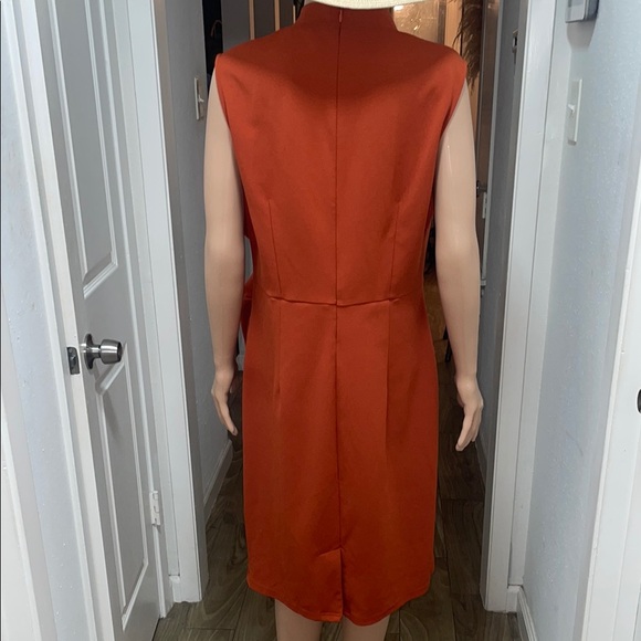 Elegant Rust Dress - Picture 2 of 2